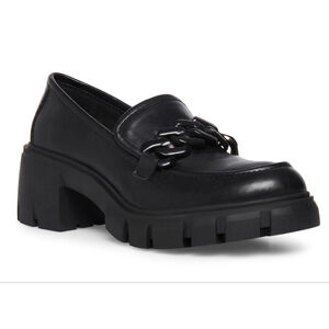 Women's Madden NYC Steve Madden Black Loafers